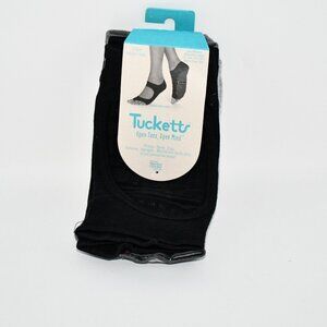 Tucketts Toeless Pilates Socks with Grips – Non-Slip Yoga & Barre Socks, Size 6-